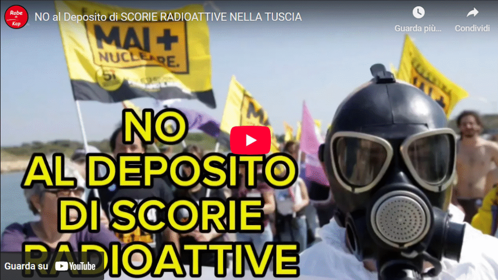 NO al Deposito di SCORIE RADIOATTIVE NELLA TUSCIA