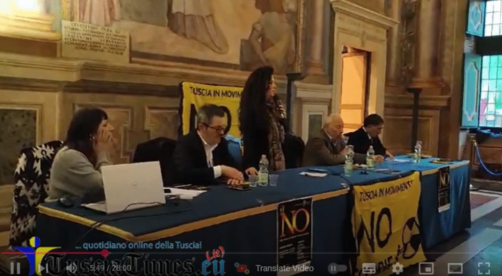 Il no della Tuscia al deposito di scorie nucleari