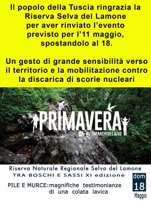 Grazie dal Comitato Autonomo Tuscia