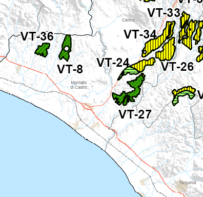 VT-8: PROPOSTA DI CARTA NAZIONALE DELLE AREE POTENZIALMENTE IDONEE