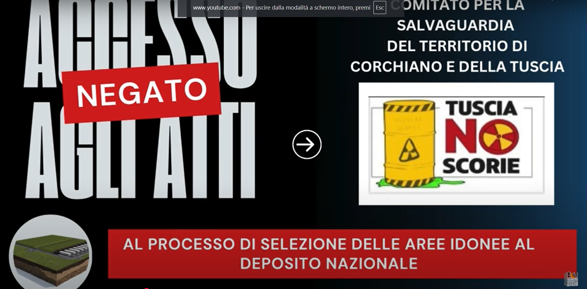 SCORIE NUCLEARI: NEGATO AI CITTADINI L’ACCESSO AGLI ATTI 