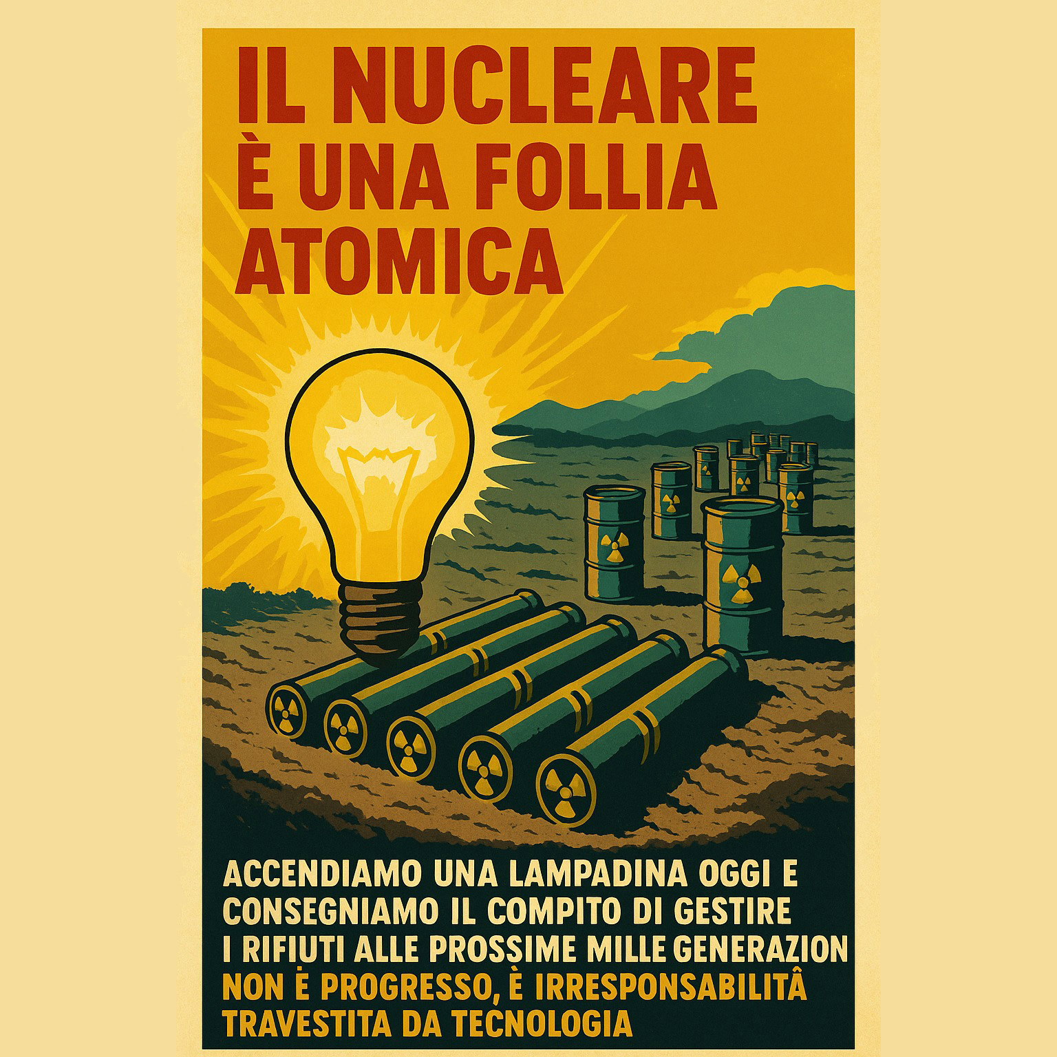 Il nucleare è una follia atomica