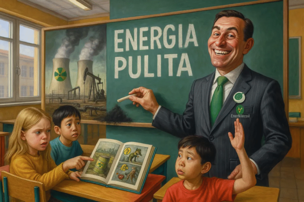 La Scuola come campo di battaglia per il greenwashing energetico